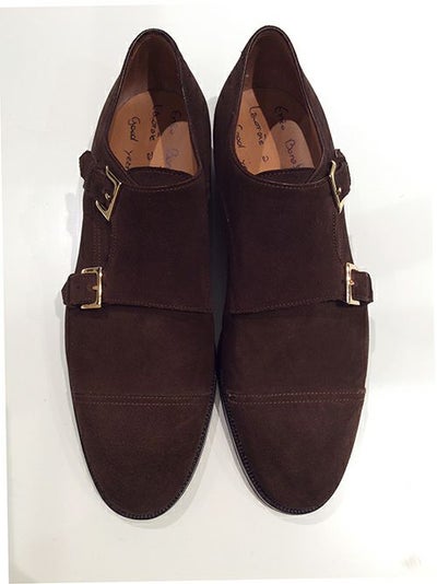 Enzo Bonafeエンツォ ボナフェ ダブルモンクシューズ BROWN | ITAL 