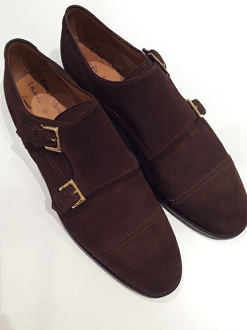 Enzo Bonafeエンツォ ボナフェ ダブルモンクシューズ BROWN | ITAL