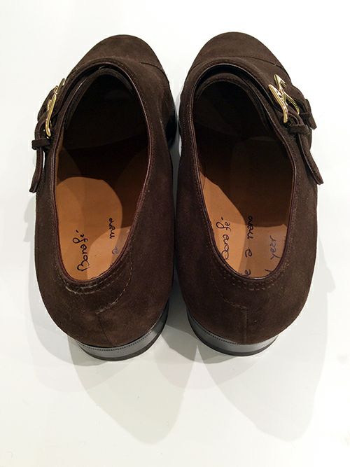 Enzo Bonafeエンツォ ボナフェ ダブルモンクシューズ BROWN | ITAL