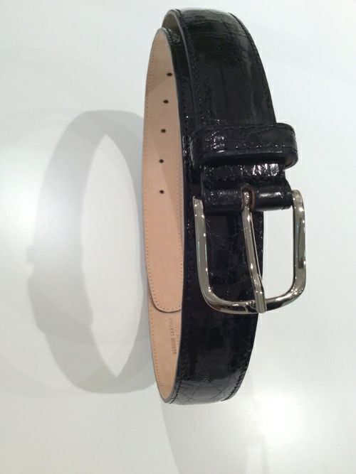 Saddler'sサドラーズ リアルクロコダイル レザーベルト BLACK | ITAL