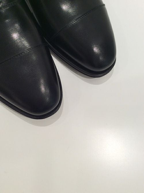 Genesio Colletti ジェネシオ コレッティ ストレートチップ BLACK