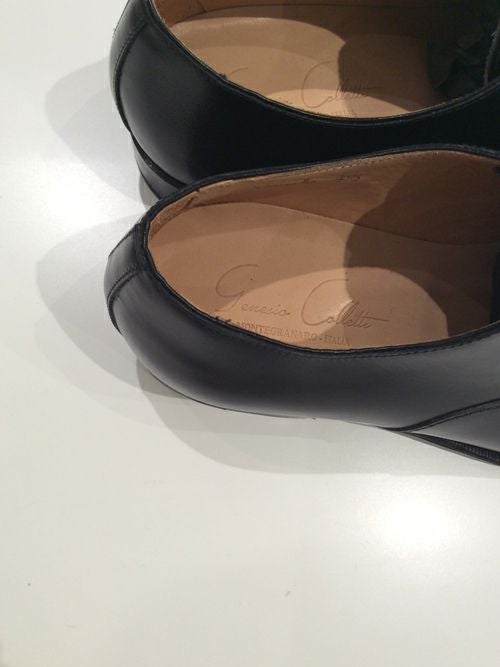Genesio Colletti ジェネシオ コレッティ ストレートチップ BLACK