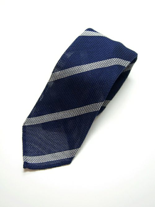 【美品】　Stefano Cau ネクタイ 小紋柄 ネイビー STEFANO CAU ステファノカウ シルクネクタイ 小紋柄 NAVY | ITAL STYLE