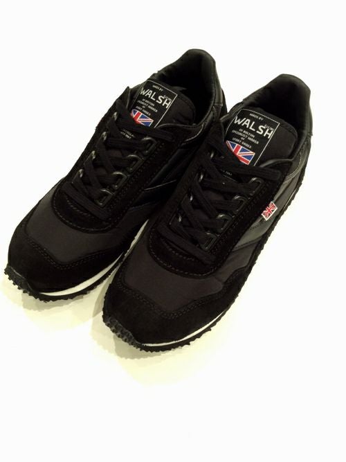 OUTLET】 【SALE】WALSH ウォルシュ スニーカー BLACK | ITAL STYLE WEAR