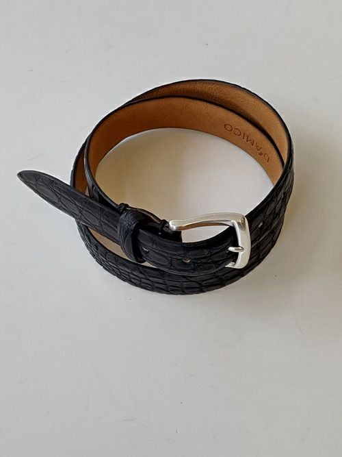 Andrea D'AMICOアンドレアダミコ クロコベルト【全2色】 | ITAL STYLE WEAR