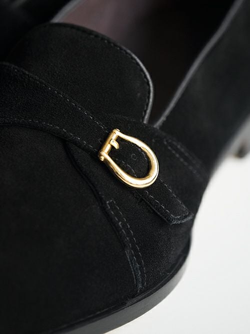 OUTLET】 【SALE】polpetta ポルペッタ モンクスリッポン BLACK | ITAL