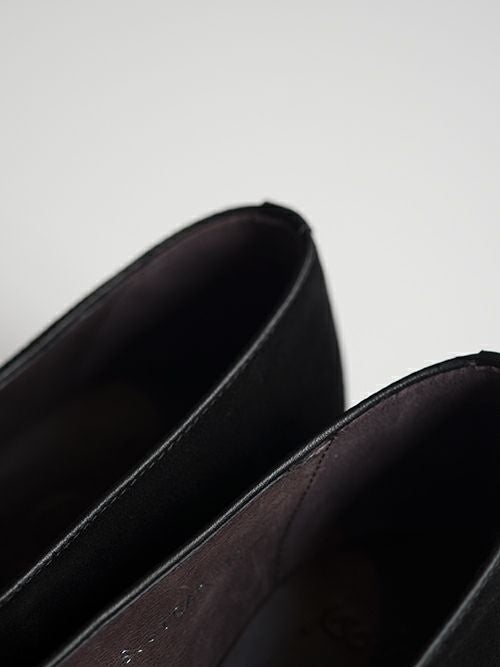 OUTLET】 【SALE】polpetta ポルペッタ モンクスリッポン BLACK | ITAL