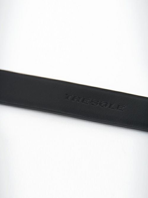 THE SOLEザ ソール クロコダイル ダブルリングベルト BLACK | ITAL