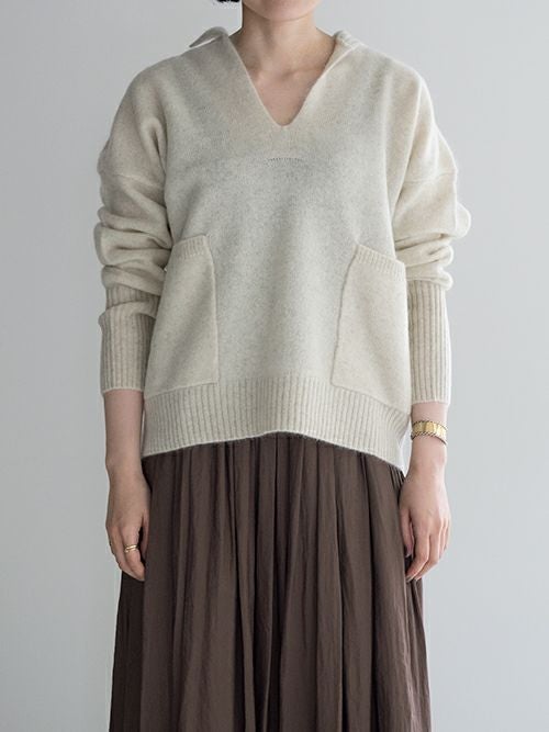TICCA ティッカ　ヤクウール　スキッパープルオーバー TICCAティッカ スキッパーニット | ITAL STYLE WEAR