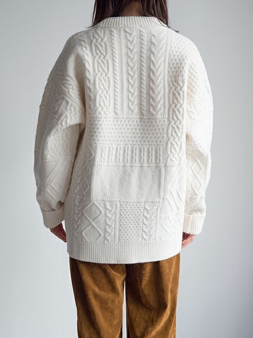 OUTLET】 【SALE】roberto collinaロベルトコリーナ ケーブルニット