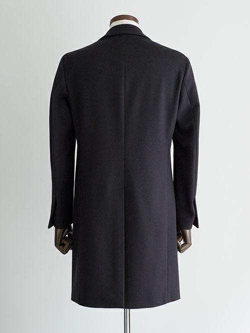 LARDINIネイビー ステンカラーコート LARDINI ラルディーニ チェスターコート NAVY | ITAL STYLE WEAR