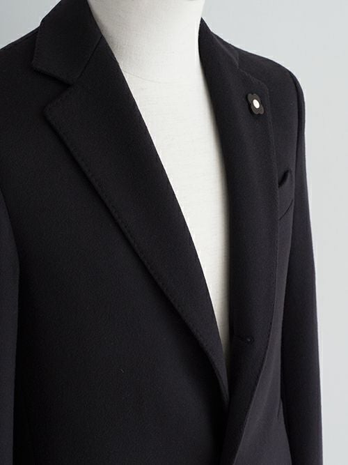 LARDINI ラルディーニ チェスターコート NAVY | ITAL STYLE WEAR