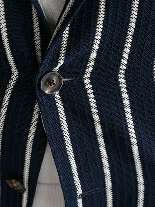 LARDINI ラルディーニ ストライプジャケット サイズ50 OUTLET】 在庫一掃 50%OFF【SALE】LARDINI ラルディーニ ストライプ