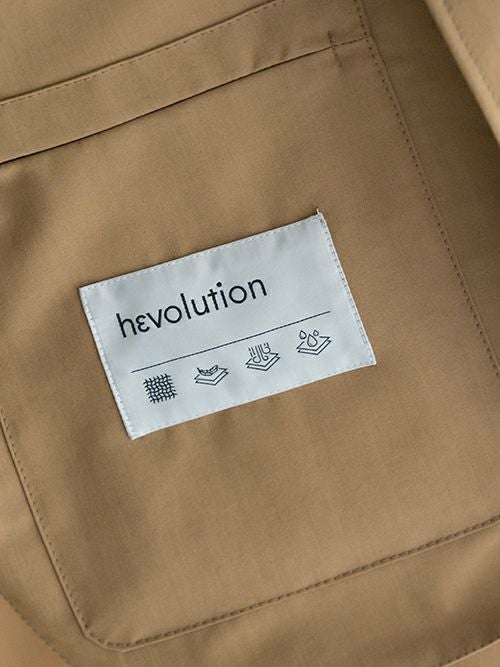 Hevo イーヴォ ベルテッドコート BRINDISI CAMEL | ITAL STYLE WEAR