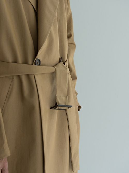 Hevo BRINDISIダブルコート キャメル　ベージュ46 HEVO（イーヴォ） ベルテッドコート BRINDISI ダブルコート 大きい