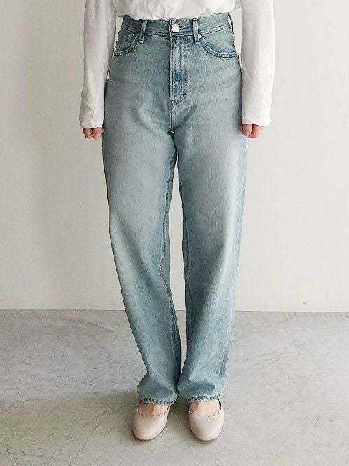 YANUK ヤヌーク パンツ LEA ボーイズストレート TVS(BLUE) | ITAL