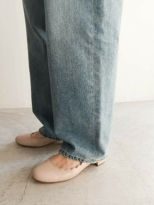 YANUK ヤヌーク パンツ LEA ボーイズストレート TVS(BLUE) | ITAL