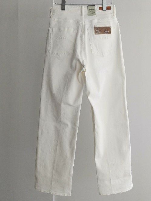 YANUKヤヌーク パンツ LEAボーイスストレート WHS(WHITE)57131238
