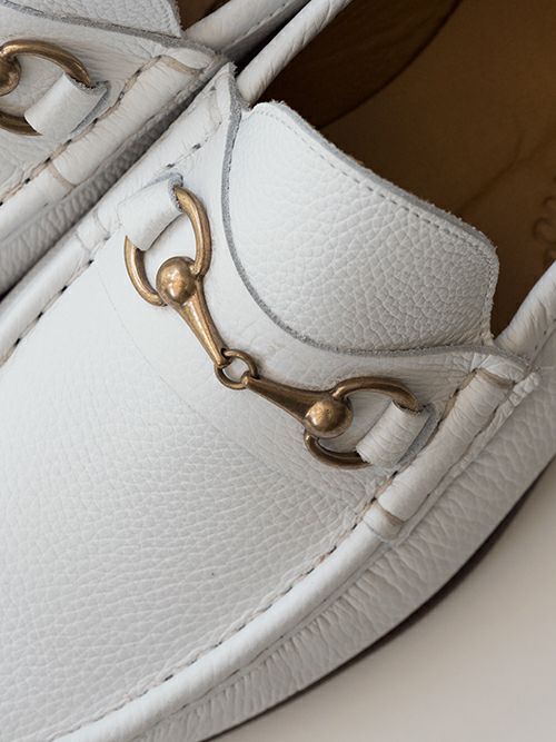 IL Mocassinoイルモカシーノ ビットローファー WHITE | ITAL STYLE WEAR IL Mocassinoイルモカシーノ ビットローファー WHITE | ITAL STYLE WEAR