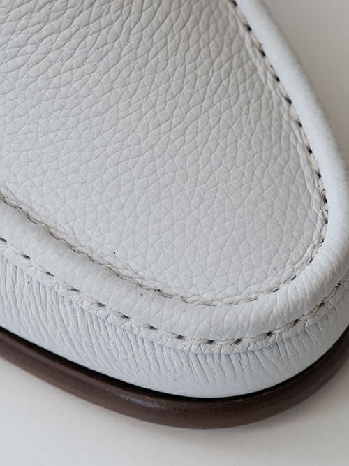 IL Mocassinoイルモカシーノ ビットローファー WHITE | ITAL STYLE WEAR