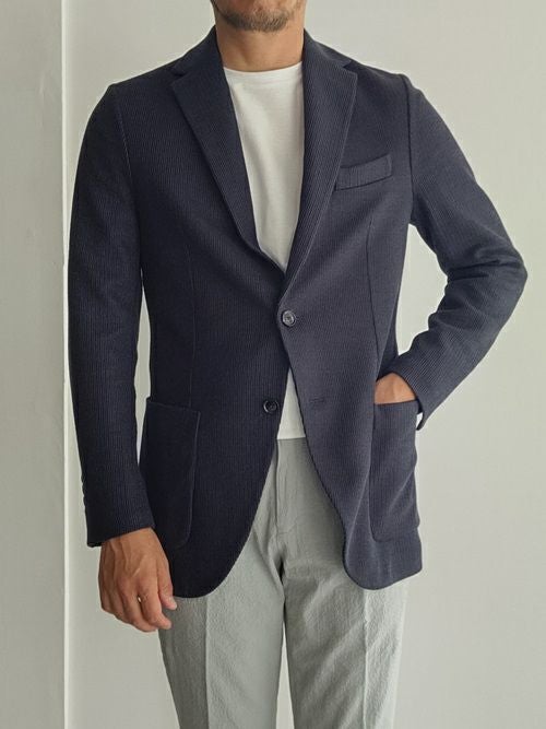 CIRCOLO 1901 チルコロ◆M◆春夏 リネン デニム ワークジャケット OUTLET】 在庫一掃 50%OFF【SALE】CIRCOLO 1901 チルコロ 1901 リネン