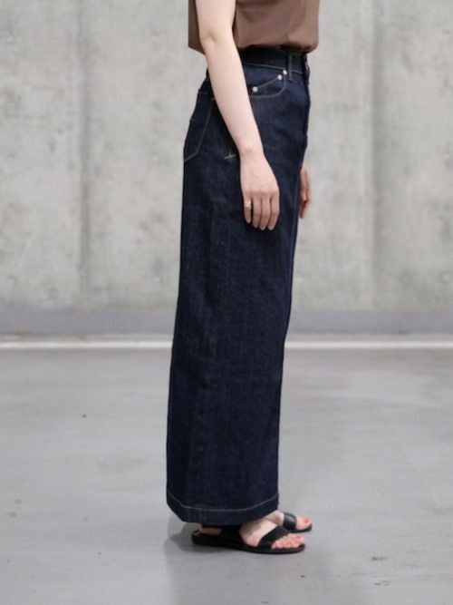 YANUKヤヌーク デニムスカート OWI(NAVY) | ITAL STYLE WEAR