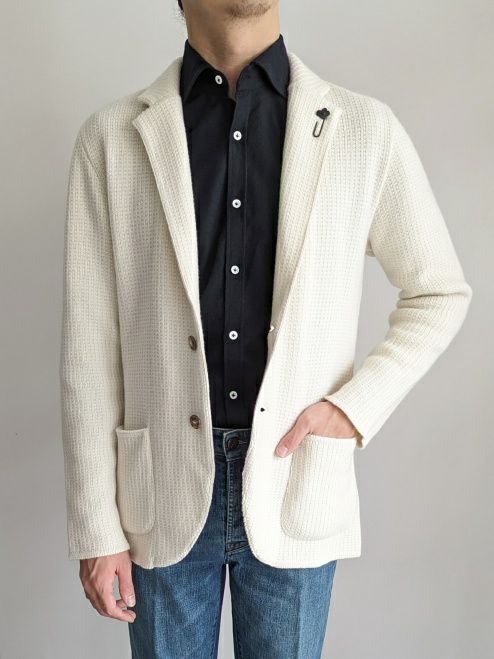 LARDINI ラルディーニ カシミヤニットジャケット 【全2色】 | ITAL