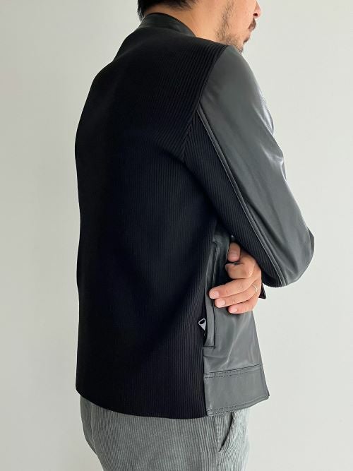 wfygj【新品】EMMETI JURI 46 Nano Universe EMMETIエンメティ シングルライダース JURI MAGLIA BLACK | ITAL STYLE