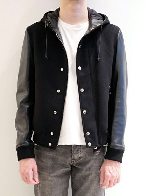 EMMETIエンメティ フーディブルゾン URBINO NAPPA BLACK | ITAL STYLE WEAR