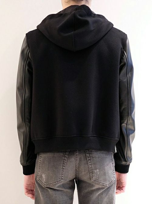 EMMETIエンメティ フーディブルゾン URBINO NAPPA BLACK | ITAL STYLE WEAR