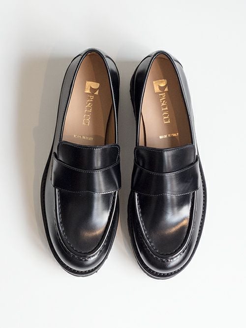 SALE】PASCUCCIパスクッチ ローファー BLACK | ITAL STYLE WEAR