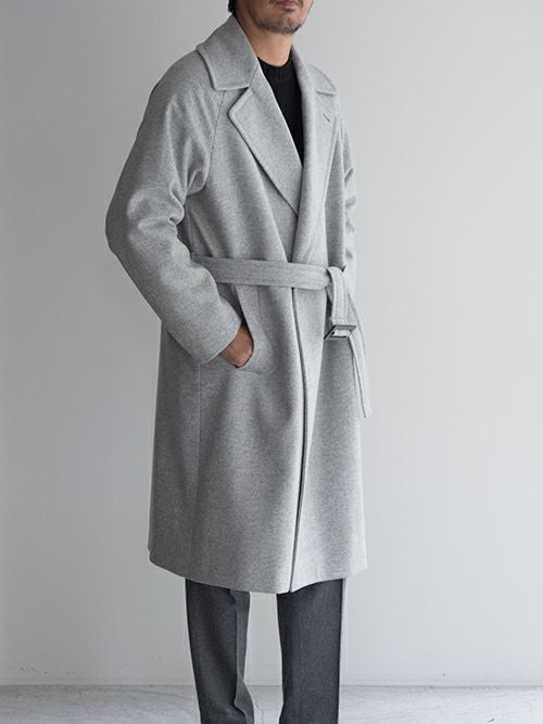 Hevo イーヴォ ベルテッドコート BRINDISI L.GRAY | ITAL STYLE WEAR