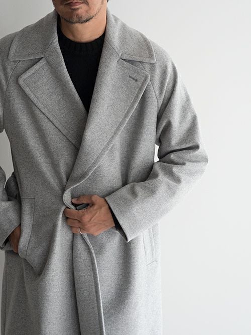 Hevo イーヴォ ベルテッドコート BRINDISI L.GRAY | ITAL STYLE WEAR