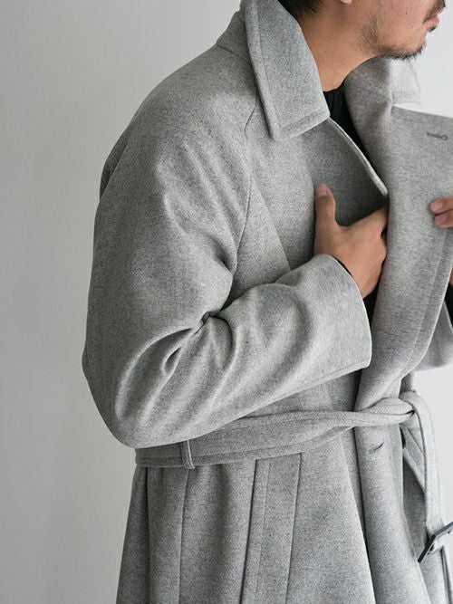 Hevo イーヴォ ベルテッドコート BRINDISI L.GRAY | ITAL STYLE WEAR