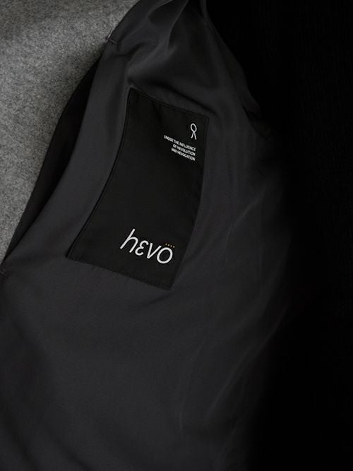 Hevo イーヴォ ベルテッドコート BRINDISI L.GRAY | ITAL STYLE WEAR