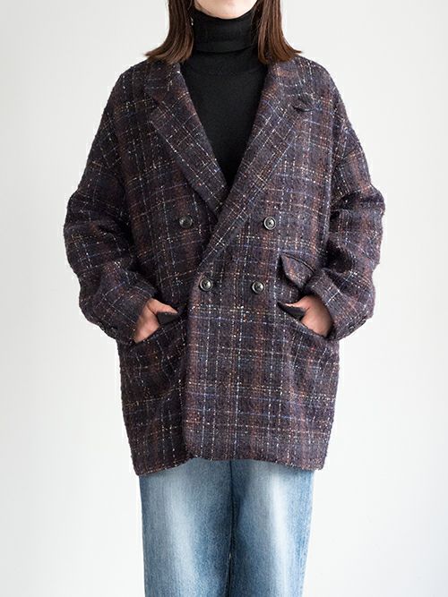 TICCAティッカ ロキャロンジャケットコート NAVY.C | ITAL STYLE WEAR TICCAティッカ ロキャロンジャケットコート NAVY.C | ITAL STYLE WEAR
