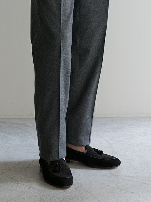 GERMANO ウールスラックス サイズ48 GERMANO ジェルマーノ ウールスラックス NEW CLASSIC GRAY | ITAL