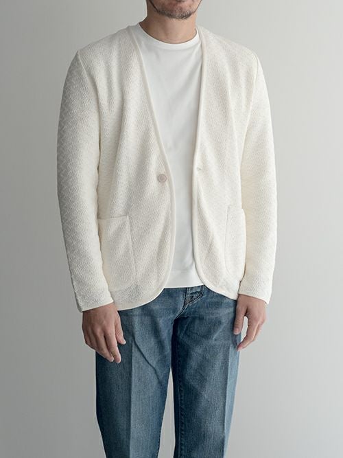 ラルディーニ　LARDINI カーディガン　ニット OUTLET】【SALE】LARDINIラルディーニ ニットカーディガン OFFWHITE