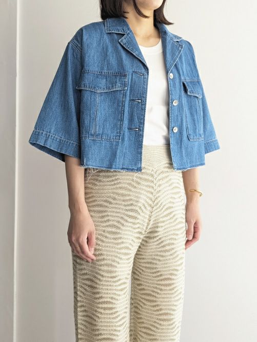 YANUKヤヌーク オープンカラーデニムシャツ 【全2色】 | ITAL STYLE WEAR