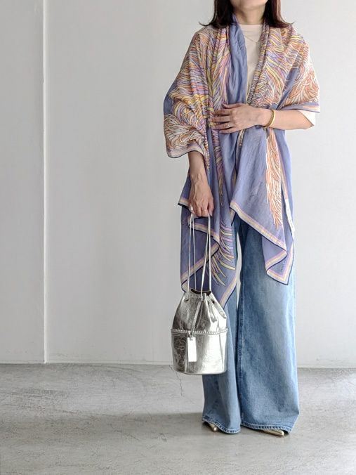 MARCO MASIマルコマージ 巾着ハンドバッグ SILVER | ITAL STYLE WEAR