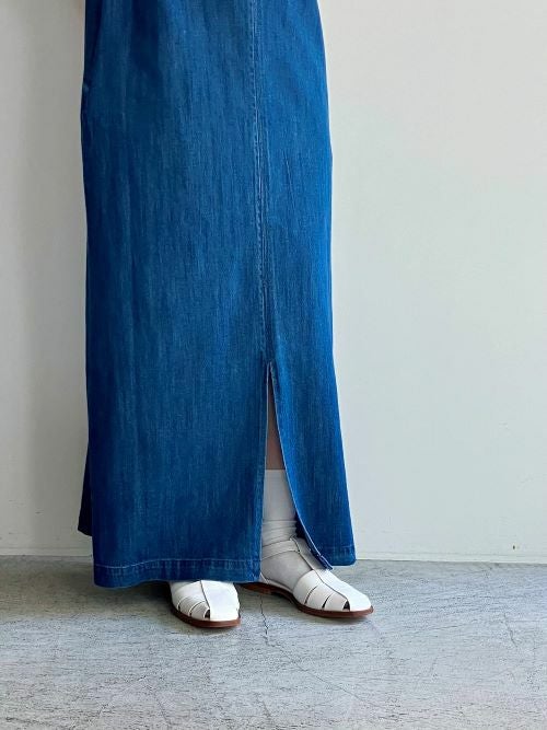 YANUKヤヌーク デニムワンピース IND(NAVY) | ITAL STYLE WEAR
