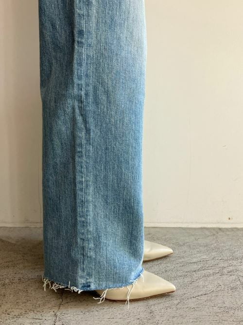 SALE】YANUKヤヌーク パンツ LILITH ワイドストレート CCS(BLUE