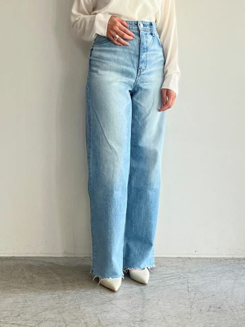 SALE】YANUKヤヌーク パンツ LILITH ワイドストレート CCS(BLUE
