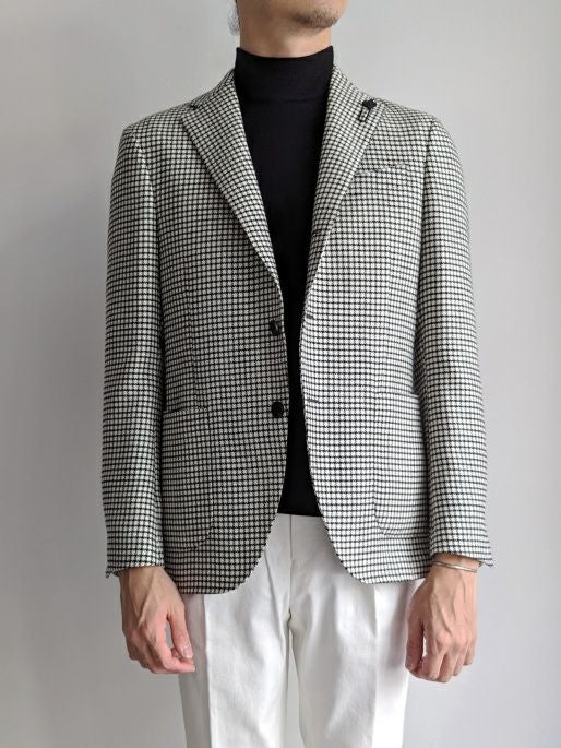 LARDINIラルディーニ ニットジャケット GRAY | ITAL STYLE WEAR