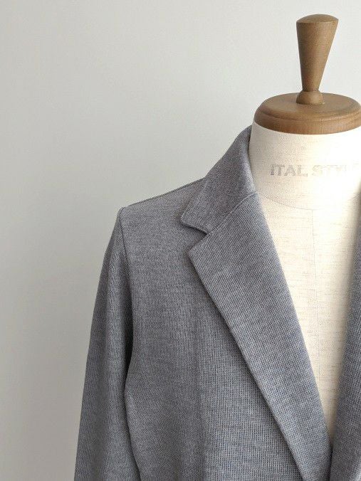 【タグ付き未使用】ラルディーニ LARDINI ウール ニットジャケット LARDINIラルディーニ ニットジャケット GRAY | ITAL STYLE WEAR