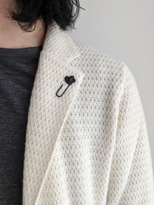 LARDINI ラルディーニ カシミヤニットジャケット WHITE | ITAL STYLE WEAR