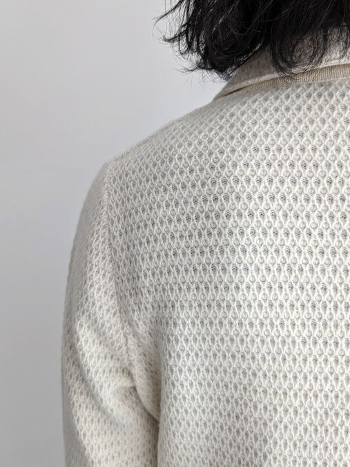 LARDINI ラルディーニ カシミヤニットジャケット WHITE | ITAL STYLE WEAR