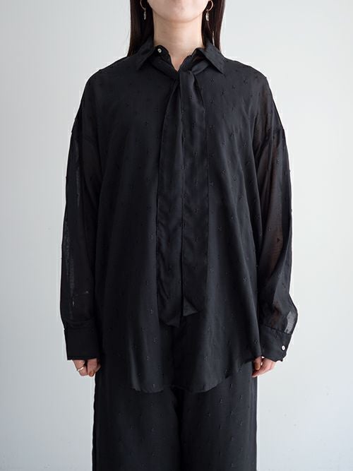 TICCA ティッカ　ドットボウタイシャツ TICCAティッカ ドットボウタイシャツ BLACK | ITAL STYLE WEAR