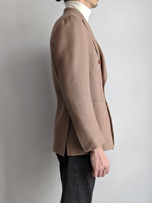 リングジャケットベルベストペトリロスティレラティーノTITOALLEGRETTO TITO ALLEGRETTO ティトアレグレット ダブルブレストジャケット BROWN