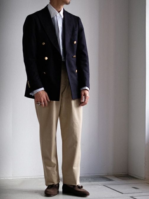 SALE】KENNETH FIELDケネスフィールド USAM MTM OFFICER SHIRTS BLUE.S